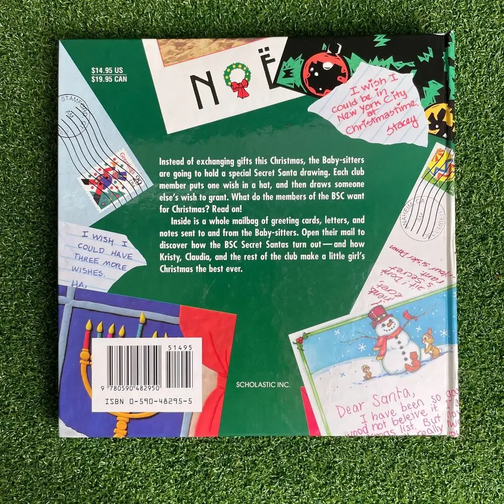 Baby-sitter's Club Secret Santa Hardcover Book by Ann M. Martin